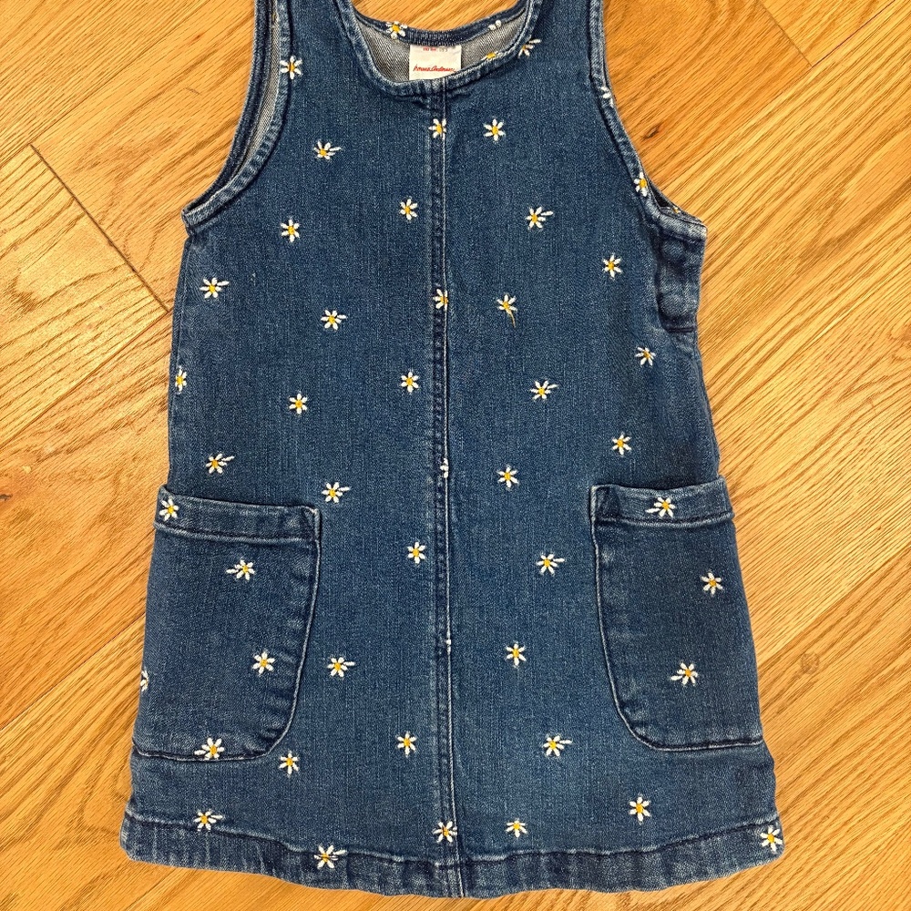 Hanna Andersson Short Denim Tank Dress